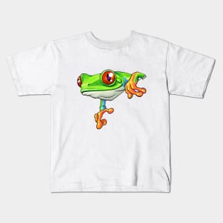 Red Eyed Tree Frog Hanging Out Kids T-Shirt